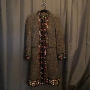 Nanette Lepore Vintage Tweed Coat